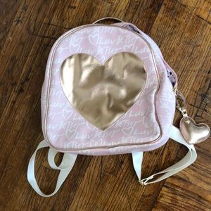 Betsey Johnson pink backpack